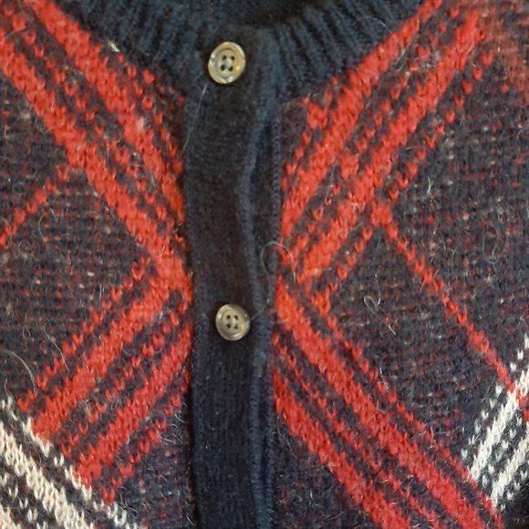 Plaid front cardigan Large Ann Taylor - Picture 2 of 6